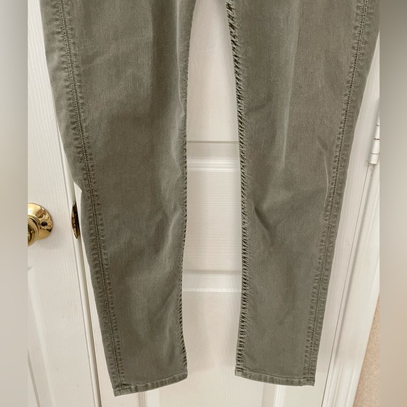 HUDSON JEANS -Sz 27, EUC-Olive Green’COLLIN SKINNY CROP’ - Picture 8 of 14